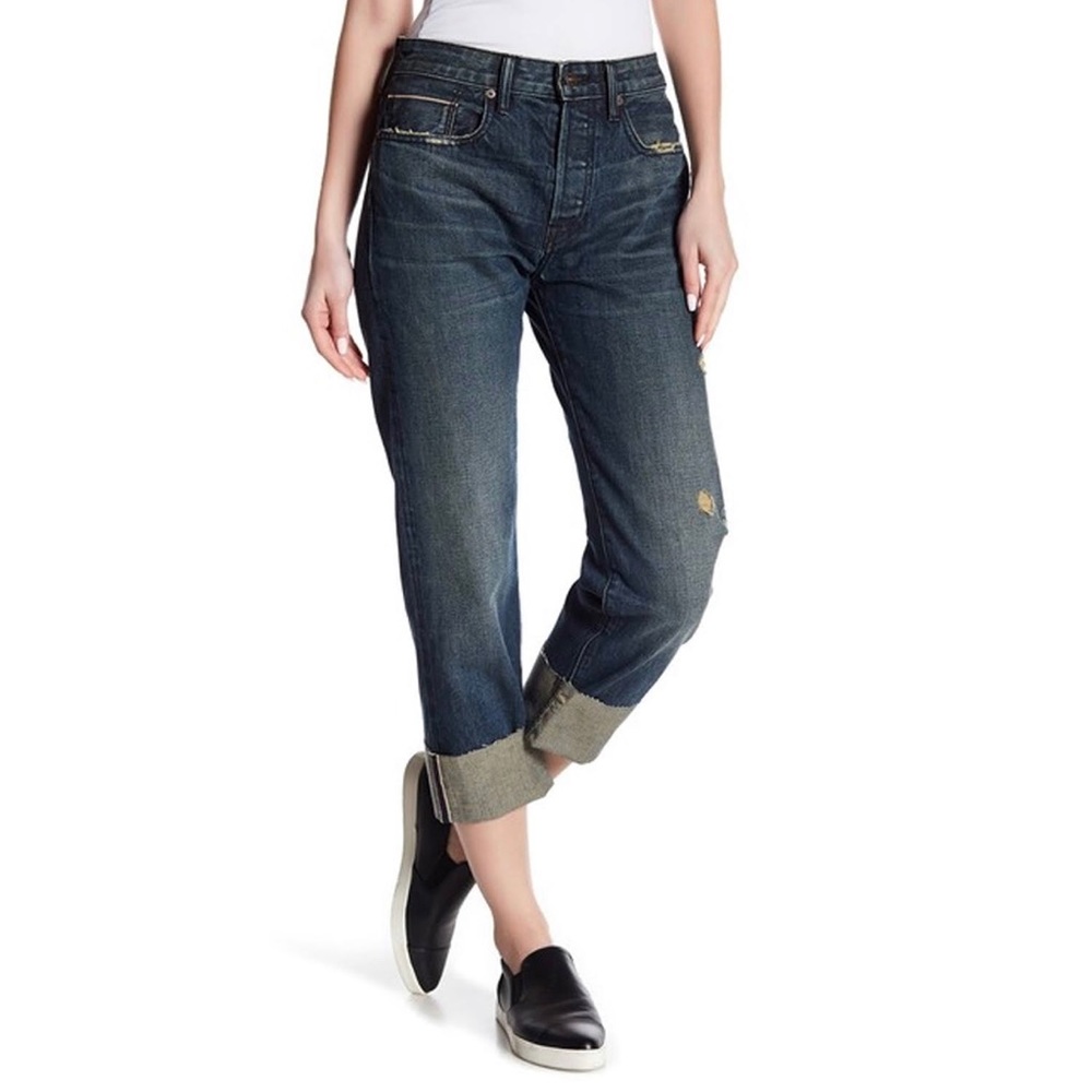 Vince Cuffed Union Slouch Jeans Size 25